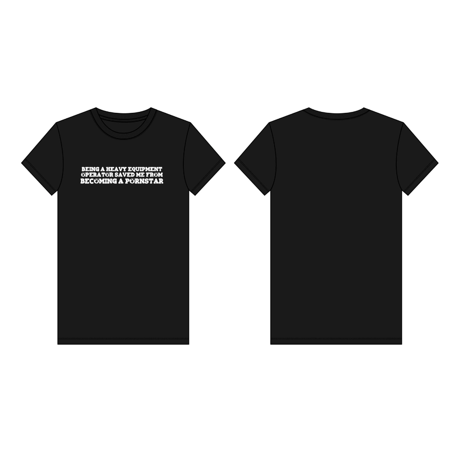 Heavy Equipment Pornstar - T-Shirts (Black)